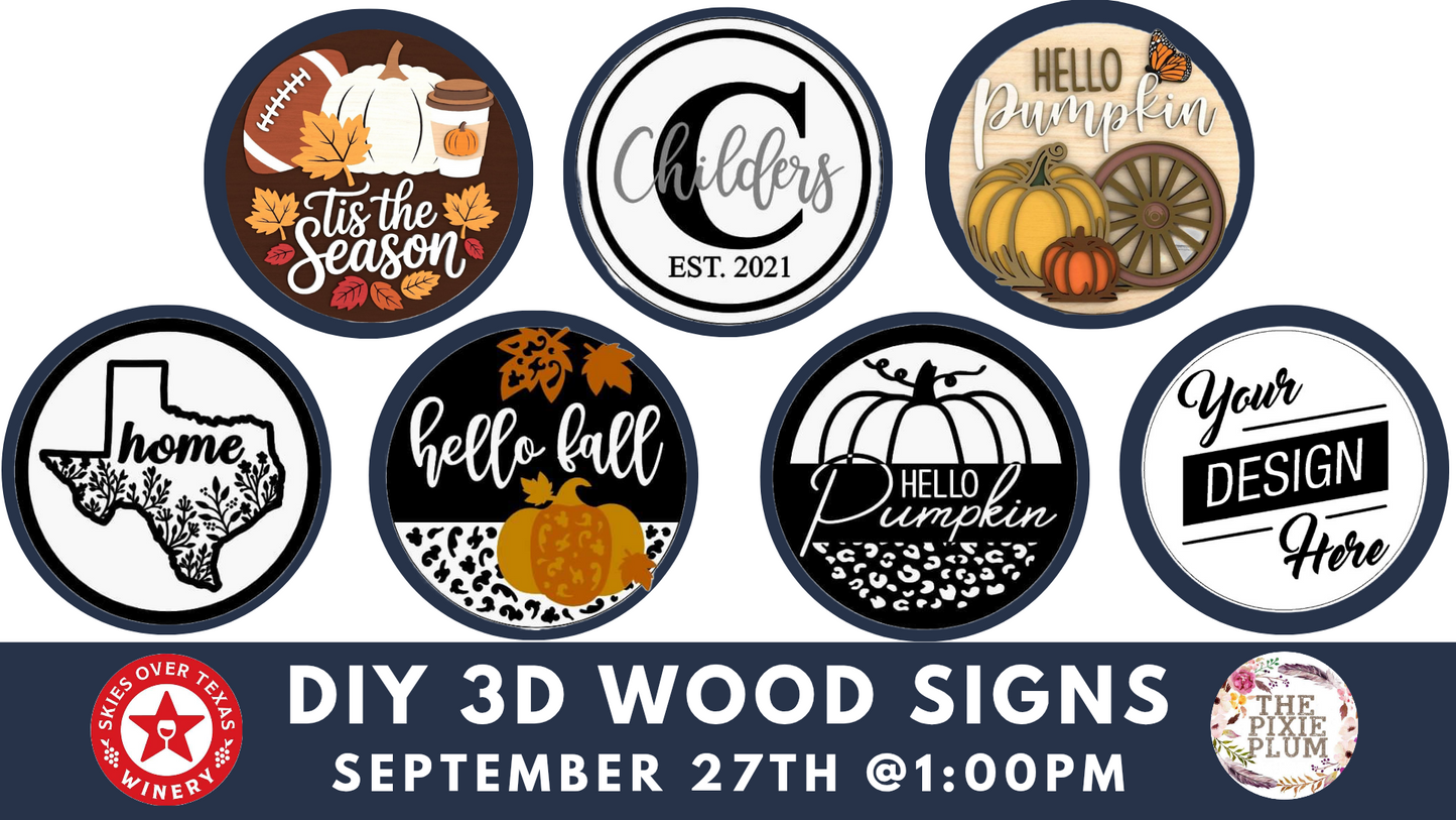 SOT Winery Painting 3D Signs