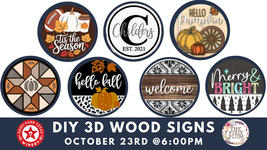 SOT Winery Painting 3D Signs